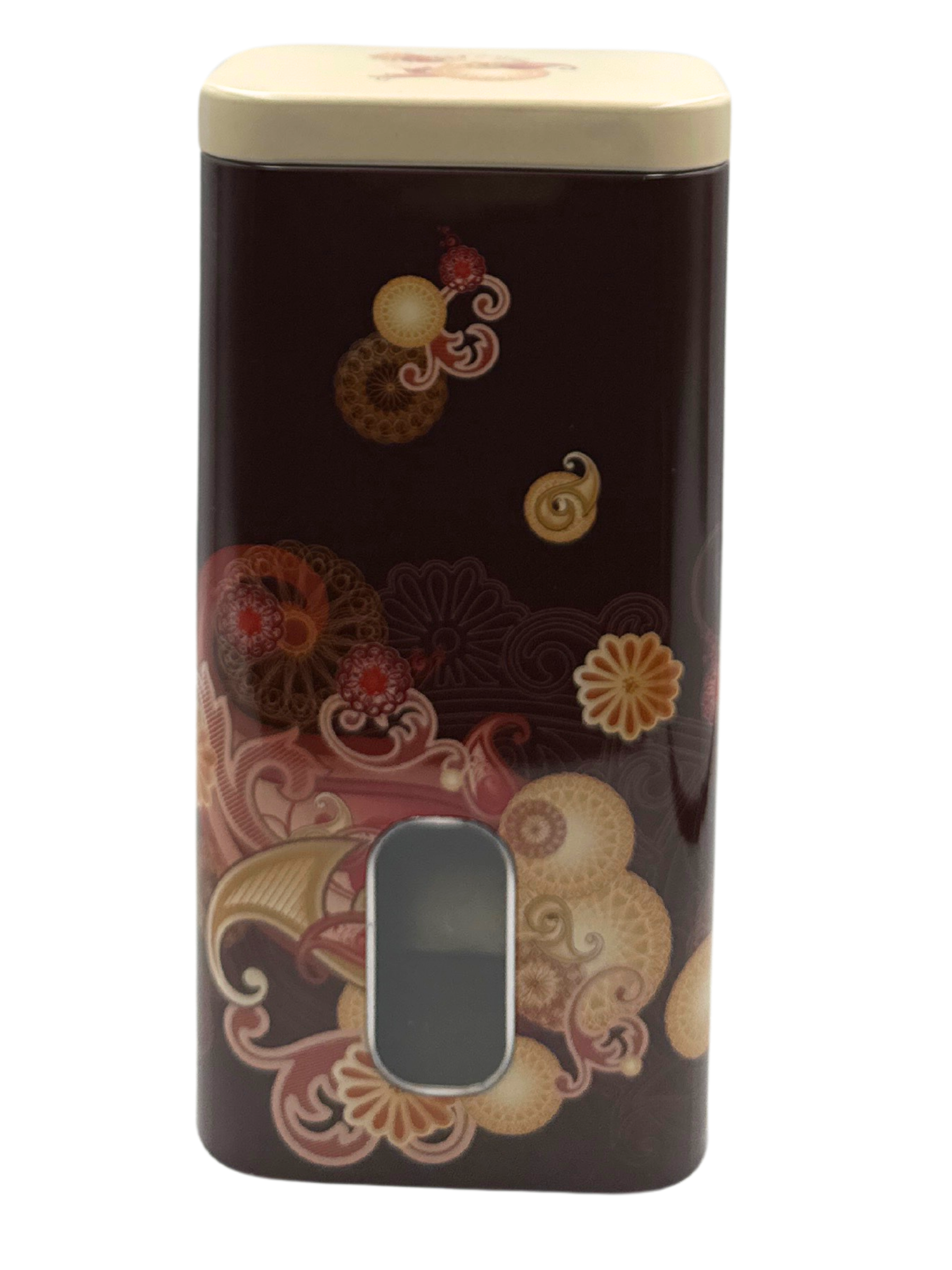 Paisley Brown 500g Retro Tea Caddy